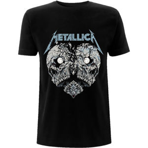 Tričko metal ROCK OFF Metallica Heart Broken Čierna