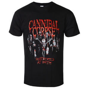 Tričko metal PLASTIC HEAD Cannibal Corpse Butchered At Birth Čierna