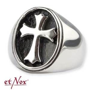 prsteň ETNOX - Cross Signet - SR1164 65