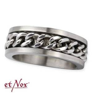 prsteň ETNOX - Mesh Steel Ring - SR457 68