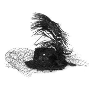 klobúčik DEVIL FASHION - Gothic Feather Sexy - AS054