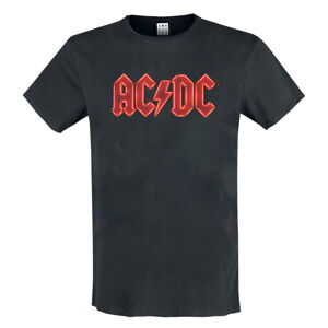 Tričko metal AMPLIFIED AC-DC I POWER UP LOGO Čierna