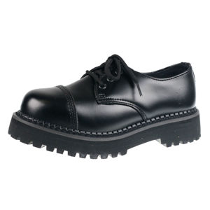 topánky kožené GRINDERS BOXER CS BLACK Čierna 44