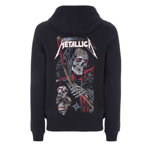 mikina s kapucňou NNM Metallica Death Reaper Čierna L