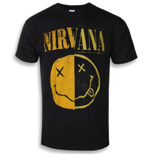 Tričko metal PLASTIC HEAD Nirvana SPLICED SMILEY Čierna