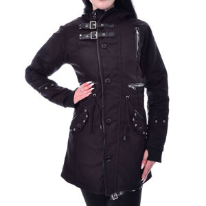 kabát dámsky zimný Poizen Industries - LIASON - BLACK - POI830 L