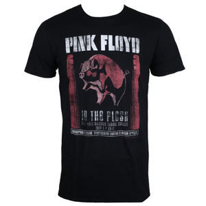 Tričko metal LOW FREQUENCY Pink Floyd In the Flesh Čierna XXL