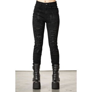 nohavice plátené KILLSTAR Lyfe Line Jeans- Black