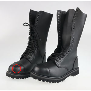 topánky kožené 20dírkové BRANDIT - Phantom Black - 9004/2 - POŠKODENÉ - MA471 41