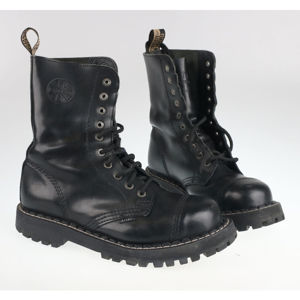 topánky STEEL - 10 dierkové čierne ( 105/106 Black) - POŠKODENÉ - MA476 43