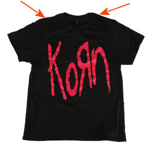 Tričko metal NNM Korn Logo Čierna S