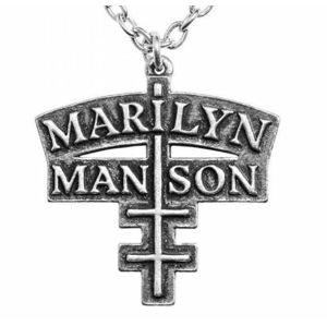 obojok ALCHEMY GOTHIC - Marilyn Manson - " T " Cross - PP519