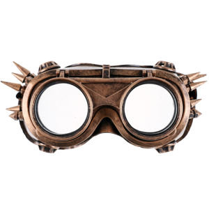 okuliare ZOELIBAT Steampunk-Brille Glas