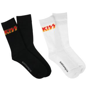 ponožky (set 2 páry) Kiss - 2-Pack - black/white - MC604 39-42