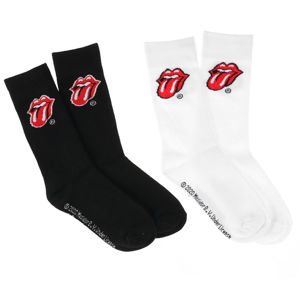 ponožky Rolling Stones - Tongue - 2-Pack - black/white - MC605