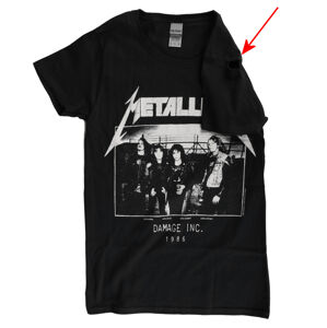 tričko dámske Metallica - Master of Puppets Photo Damage Inc. Tour - POŠKODENÉ - MY304