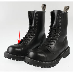 topánky STEEL - 10 dierkové čierne - POŠKODENÉ - MY429