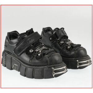 obuv NEW ROCK - Bolt Shoes (131-S1) Black - POŠKODENÉ - MY451