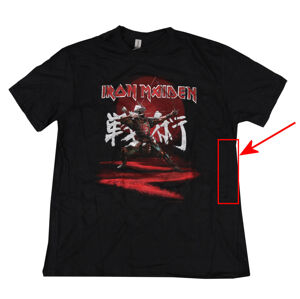 tričko pánske Iron Maiden - Eddie Archer Kanji BL - ROCK OFF - POŠKODENÉ - MY496