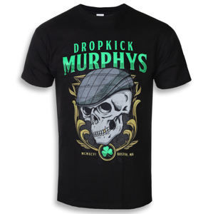 Tričko metal KINGS ROAD Dropkick Murphys Skelly Skull Čierna S