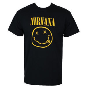 tričko metal PLASTIC HEAD Nirvana SMILEY LOGO Čierna S