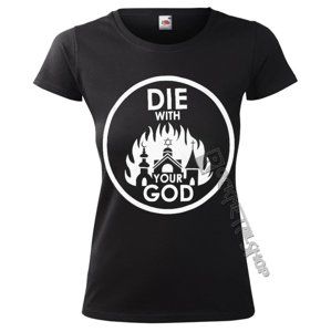 tričko hardcore AMENOMEN DIE WITH YOUR GOD Čierna M