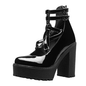 topánky dámske ALTERCORE - Topaz Vegan Black Patent - ALT112