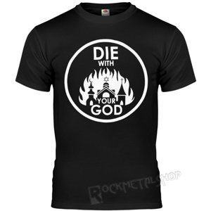 tričko hardcore AMENOMEN DIE WITH YOUR GOD Čierna S