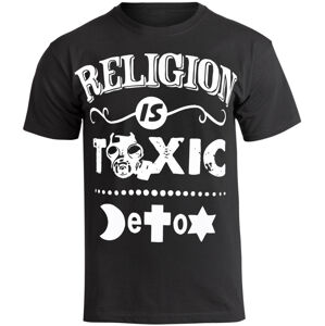 tričko hardcore AMENOMEN RELIGION Čierna