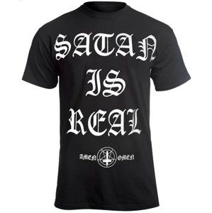 tričko hardcore AMENOMEN SATAN IS REAL Čierna XL