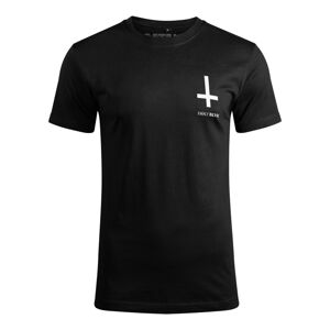 tričko pánske HOLY BLVK - INVERTED CROSS - HB013T