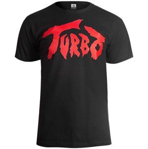Tričko metal CARTON Turbo LOGO Čierna XXL