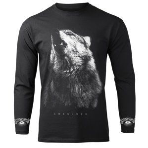 tričko hardcore AMENOMEN WOLF Čierna
