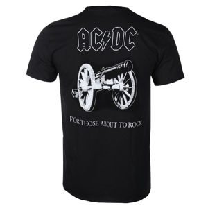 Tričko metal ROCK OFF AC-DC F&B About To Rock Čierna S