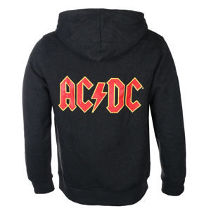 mikina s kapucňou ROCK OFF AC-DC Logo Čierna M