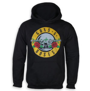 mikina s kapucňou ROCK OFF Guns N' Roses Classic Logo Čierna XL