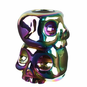 váza (dekorácie) KILLSTAR - Rainbow Skulls - Aura - KSRA005443