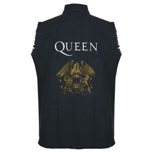 košele pánska bez rukávov (vesta) Queen - Crest - RAZAMATAZ - WS113 L