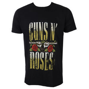 Tričko metal ROCK OFF Guns N' Roses Big Guns Čierna XXL
