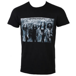 Tričko metal ROCK OFF Black Sabbath Group Shot Čierna XL