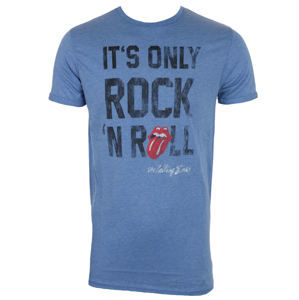Tričko metal ROCK OFF Rolling Stones Burnout Čierna S