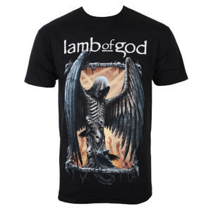 Tričko metal ROCK OFF Lamb of God Winged Death Čierna