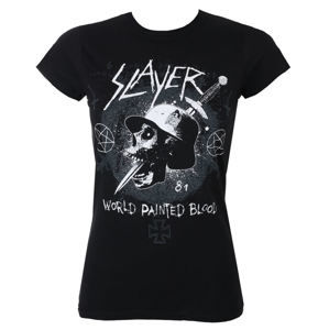 tričko metal ROCK OFF Slayer Dagger Skull Čierna XXL