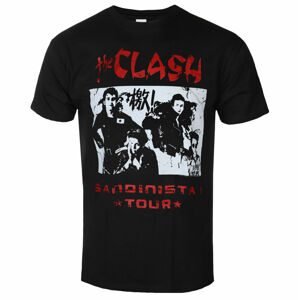 Tričko metal ROCK OFF Clash Sandinista Tour Čierna