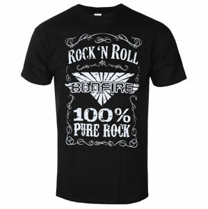 tričko pánske Bonfire - 100 % Pure Rock - ART WORX - 188077-001