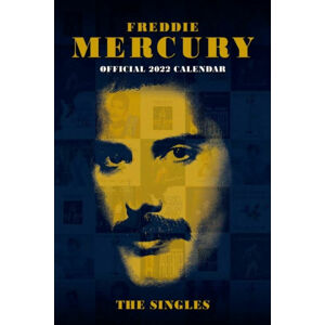 kalendár na rok 2022- 2022 Queen - Freddie Mercury - 13822