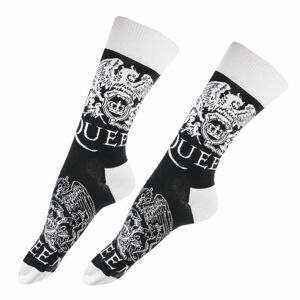 ponožky Queen - White Crests - NAVY - ROCK OFF - QUSCK04MN