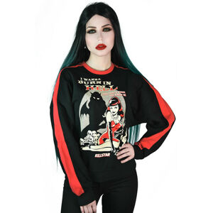 mikina s kapucňou KILLSTAR She Devil Sweater Čierna