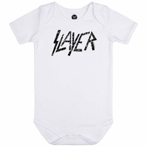 body detské Slayer - (Logo) - biela - čierna - Metal-Kids - 471.30.7.8