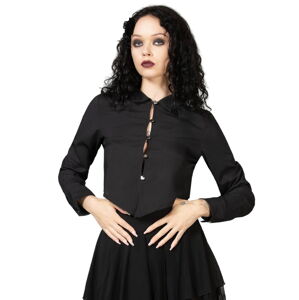 košeľa dámska s dlhým rukávom KILLSTAR - Sofia - Black - KSRA009478